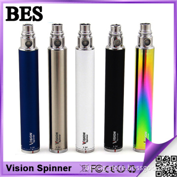 E Cigarette Vaporizer Pen Rainbow Vision Spinner 1300mAh